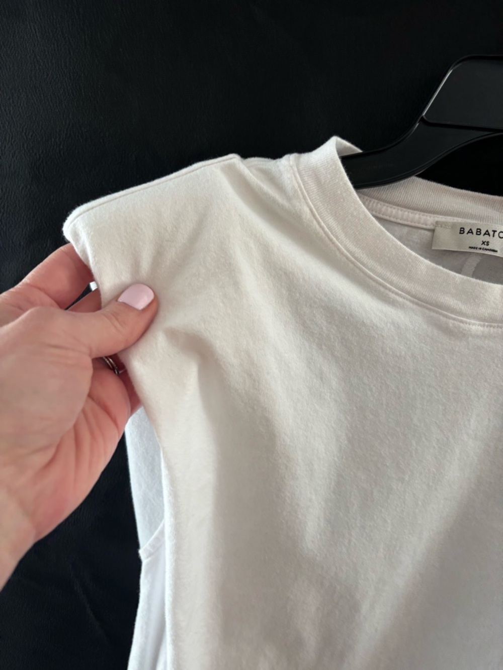 Aritizia Babaton Solid White Tee Shirt Dress - Picture 3 of 8